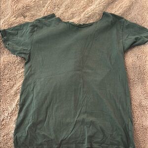 Aeropostale Forest Green Tee Off the Shoulder